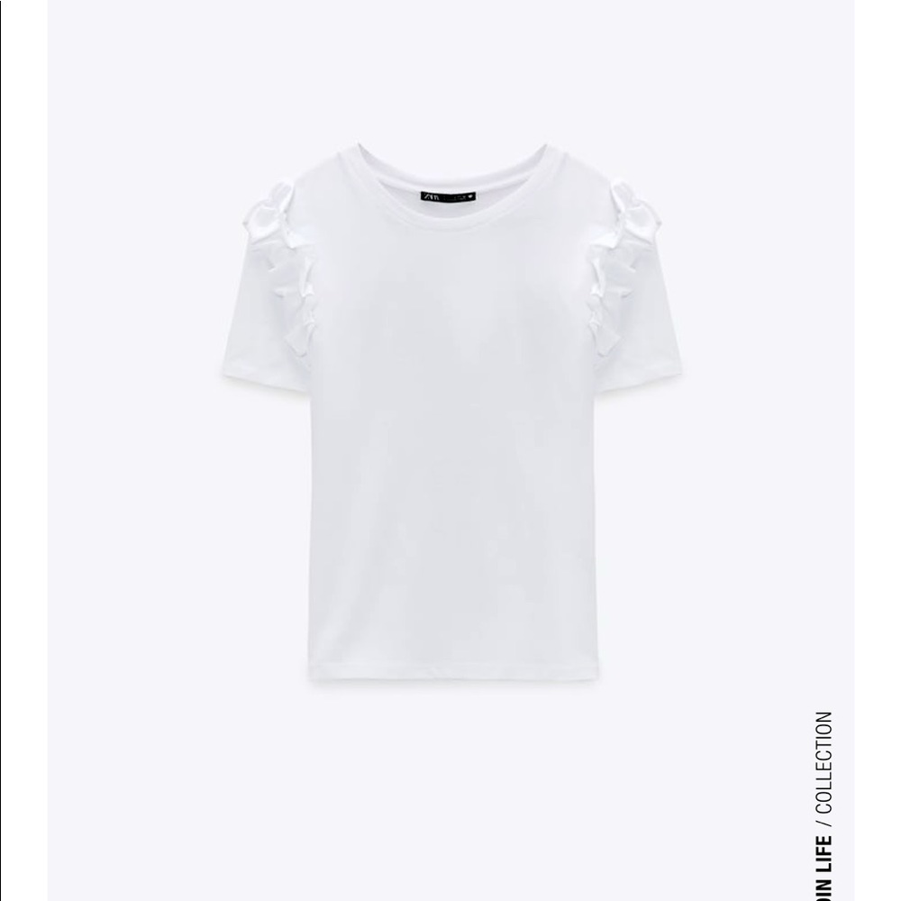 Zara ruffled top